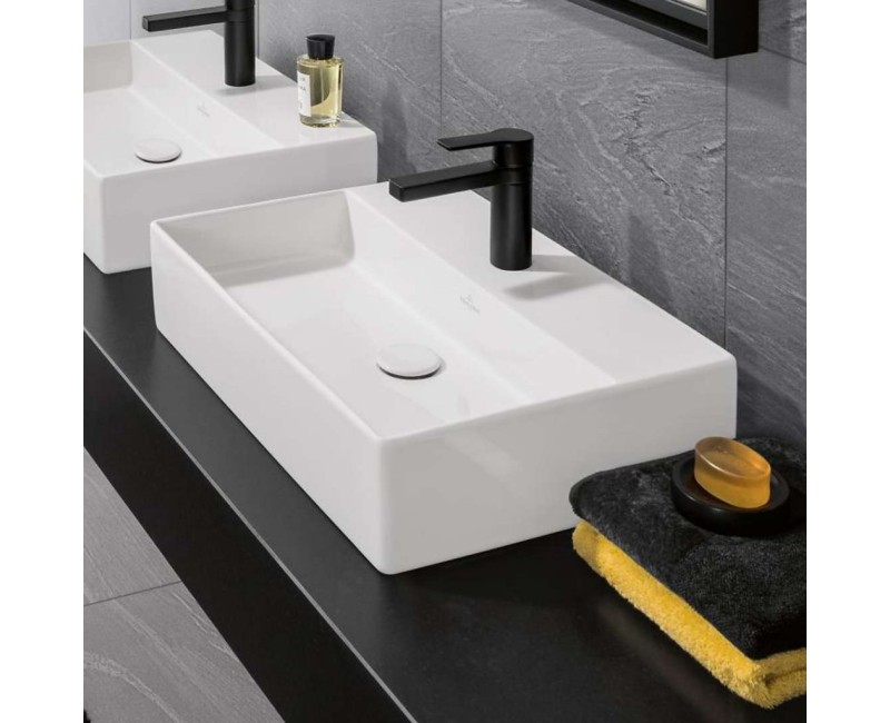 Vannos kambario praustuvas Villeroy & Boch Memento 2.0 CeramicPlus 600x420mm ant stalo, Balta