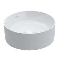 Vannas istabas izlietne Villeroy & Boch Collaro  2.0, 40cm, TitanCeram keramika ar CeramicPlus apdari, Uz virsmas, Balta 4A1840R1