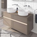 Vannas istabas izlietne Villeroy & Boch Collaro  2.0, 40cm, TitanCeram keramika ar CeramicPlus apdari, Uz virsmas, Balta 4A1840R1