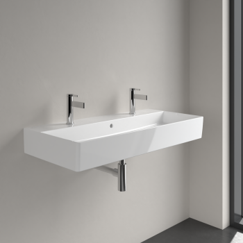 Vannos kambario kriauklė Villeroy & Boch Memento 2.0, 100x47cm, TitanCeram keramika, Balta 4A22A401