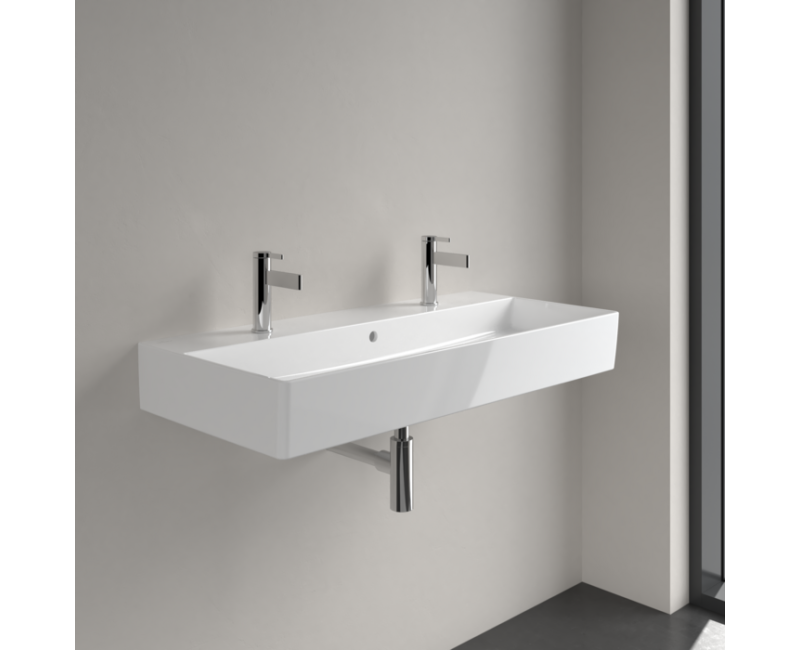 Vannos kambario kriauklė Villeroy & Boch Memento 2.0, 100x47cm, TitanCeram keramika, Balta 4A22A401