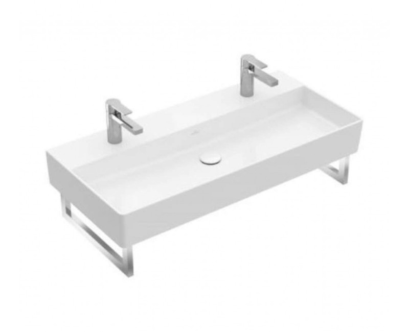 Vannos kambario kriauklė Villeroy & Boch Memento 2.0, 100x47cm, TitanCeram keramika, Balta 4A22A401