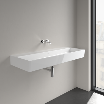Vannas istabas izlietne Villeroy & Boch Memento 2.0. 120x47cm,TitanCeram keramika ar CeramicPlus apdari, Balta 4A22CFR1