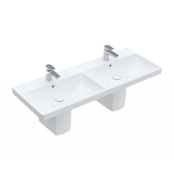 Vannos kambario kriauklė Villeroy & Boch Avento 120x47cm, Dviguba, Balta 4A23CK01