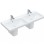 Vannas istabas izlietne Villeroy & Boch Avento 120x47cm, Dubultā, Balta 4A23CK01