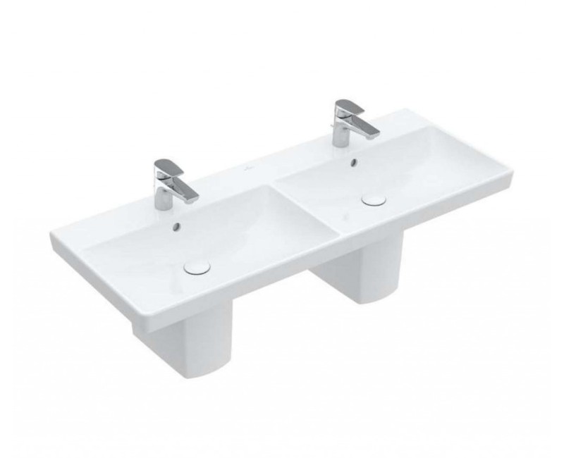 Vannas istabas izlietne Villeroy & Boch Avento 120x47cm, Dubultā, Balta 4A23CK01