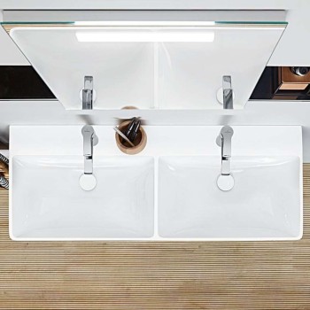 Vannos kambario kriauklė Villeroy & Boch Avento 120x47cm, Dviguba, Balta 4A23CK01