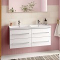 Vannas istabas izlietne Villeroy & Boch Avento 120x47cm, Dubultā, Balta 4A23CK01