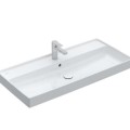 Vannas istabas izlietne Villeroy & Boch Collaro 100x47cm TitanCeram keramika ar CeramicPlus apdari, Balta 4A33A5R1