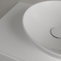 Vonios kambario praustuvas Villeroy & Boch Loop&Friends D42cm TitanCeram keramika su CeramicPlus danga, ant paviršiaus, balta 4A4601R1