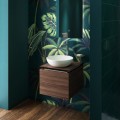 Vonios kambario praustuvas Villeroy & Boch Loop&Friends D42cm TitanCeram keramika su CeramicPlus danga, ant paviršiaus, balta 4A4601R1