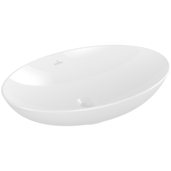 Vonios kriauklė Villeroy & Boch Loop&Friends 62x42cm TitanCeram keramika su CeramicPlus danga, ant paviršiaus, balta 4A4801R1