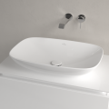Раковина для ванной Villeroy & Boch Loop&Friends 62x42 см TitanCeram керамика, накладная, белая 4A500001