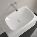Раковина для ванной Villeroy & Boch Loop&Friends 62x42 см TitanCeram керамика, накладная, белая 4A500001