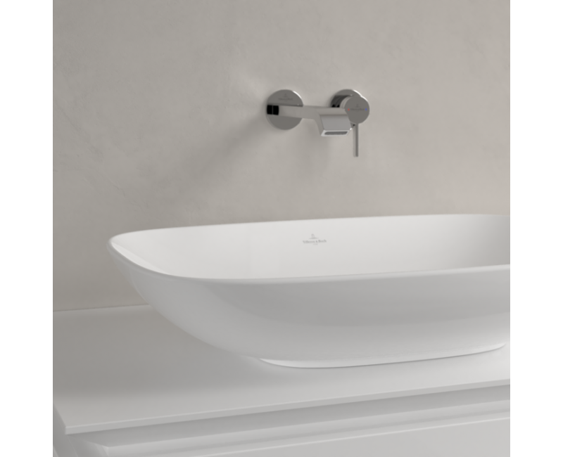 Раковина для ванной Villeroy & Boch Loop&Friends 62x42 см TitanCeram керамика, накладная, белая 4A500001