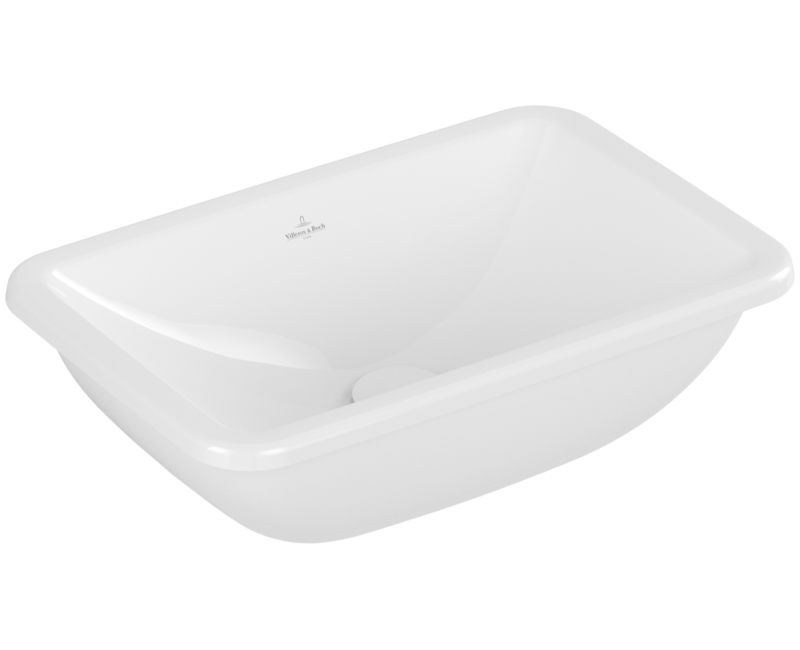 Vannas istabas izlietne Villeroy & Boch Loop&Friends 54x34cm TitanCeram keramika ar CeramicPlus apdari, Iebūvējama, Balta 4A5701R1