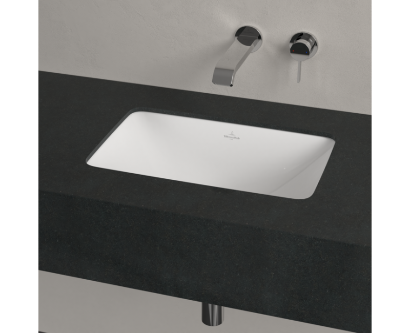 Vannas istabas izlietne Villeroy & Boch Loop&Friends 54x34cm TitanCeram keramika ar CeramicPlus apdari, Iebūvējama, Balta 4A5701R1