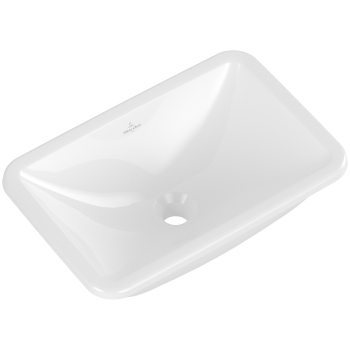 Раковина для ванной Villeroy & Boch Loop&Friends 45x28 см TitanCeram керамика, встраиваемая, белая 4A560101