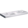 Vonios kriauklė Geberit Smyle Square 120x48cm su 2 skylėmis Balta