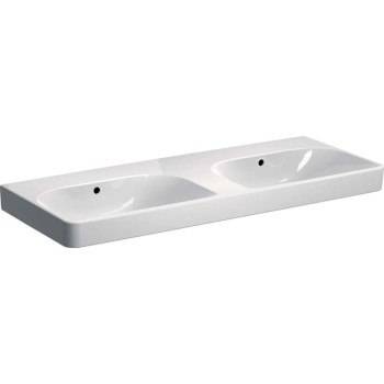 Vonios kriauklė Geberit Smyle Square 120x48cm be maišytuvo angos Balta