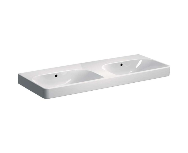 Vonios kriauklė Geberit Smyle Square 120x48cm be maišytuvo angos Balta