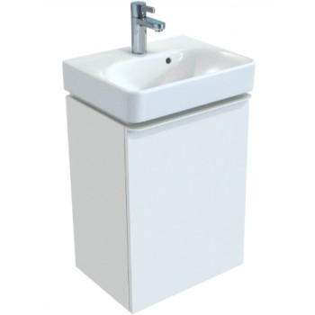 Vannas istabas skapītis Geberit Smyle Square 44x36x62cm (Bez izlietnes) Balts Matēts 500.350.00.1