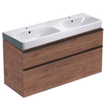 Vannas istabas skapītis Geberit Smyle Square 118x47x62cm, (Bez izlietnes) 2 atvilknes, Valrieksts 500.356.JR.1