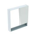 Шкафчик с зеркальными дверцам Geberit Selnova Square 85x59x18см, Белый 501.264.00.1