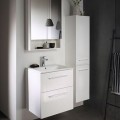 Шкафчик с зеркальными дверцам Geberit Selnova Square 85x59x18см, Белый 501.264.00.1