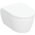 Подвесной унитаз Geberit iCon Rimfree, с крышкой SoftClose, матовый белый