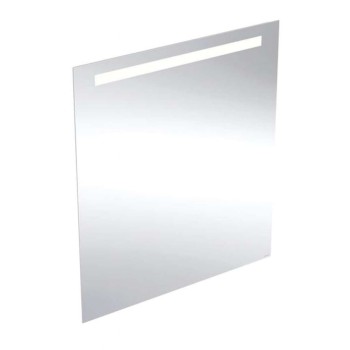 Vannas istabas spogulis GEBERIT Option spogulis ar LED apgaismojumu 80x90cm, alumīnijs 502.813.00.1