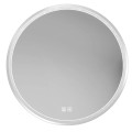 Зеркало для ванной Kielle Idolio со LED подсветкой и подогревом, D59 см, хром 50324013