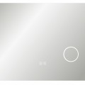 Vannas istabas spogulis Kielle Idolio ar LED apgaismojumu un apsildi 60x80cm +kosmētikas spogulis  50324021