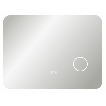 Зеркало для ванной Kielle Idolio со LED подсветкой и подогревом 60x80 см + косметическое зеркало 50324021