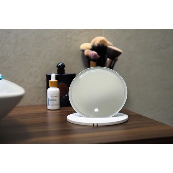 Kosmētikas spogulis Kielle Idolio ar LED apgaismojumu Balts 50324030