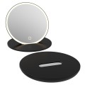Косметическое зеркало Kielle Idolio со LED подсветкой, черное 50324034