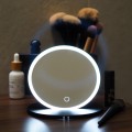 Косметическое зеркало Kielle Idolio со LED подсветкой, черное 50324034