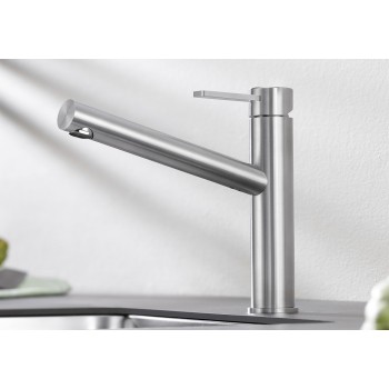 Virtuves izlietnes maisītājs BLANCO AMBIS Brushed Stainless steel HD 523118