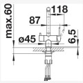 Virtuves maisītās Blanco FONTAS-S II filtrētam ūdenim  izvelakams PVD steel 525199