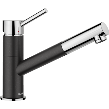 Virtuves izlietnes maisītājs BLANCO KANO-S Anthracite/hromēts HD 525038