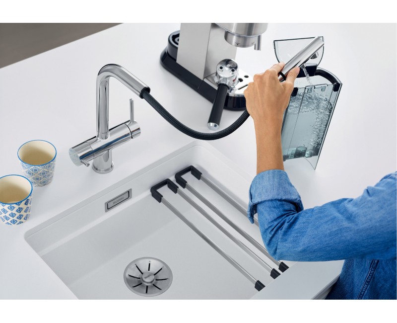 Virtuves maisītās Blanco FONTAS-S II filtrētam ūdenim  izvelakams PVD steel 525199