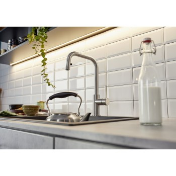 Virtuves izlietnes maisītājs BLANCO JANDORA-S Solid stainless steel HD 526614