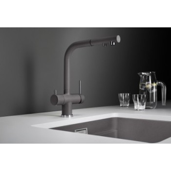 Virtuves izlietnes maisītājs BLANCO FONTAS-S II Volcano grey HD 526946