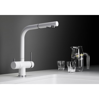Virtuves izlietnes maisītājs BLANCO FONTAS-S II Silti Balts HD 526947