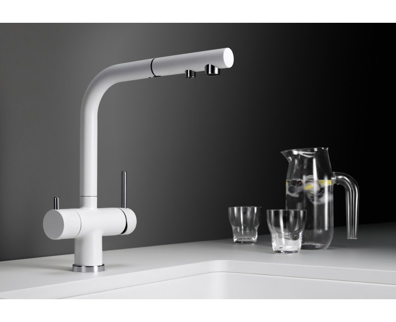 Virtuves maisītās Blanco FONTAS-S II filtrētam ūdenim izveklams Balts 525204