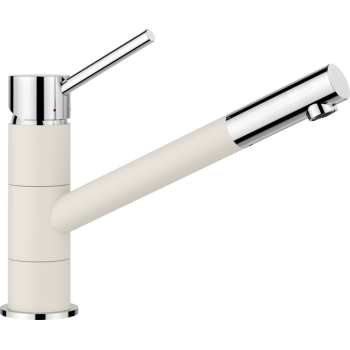 Virtuves izlietnes maisītājs BLANCO KANO Soft Balts/hromēts HD 526951