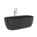 Вольностоящая ванна Kludi Resa каменная масса 170x80 см, черный матовый 53BF0339