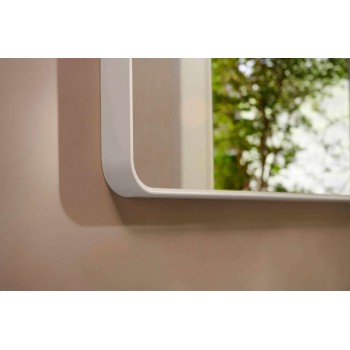 Vonios kambario veidrodis Hansgrohe Xarita Lite Q su LED apšvietimu, 70x100cm Baltas Matinis 54959700