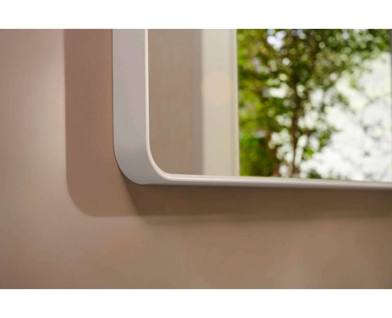 Vonios kambario veidrodis Hansgrohe Xarita Lite Q su LED apšvietimu, 70x100cm Baltas Matinis 54959700