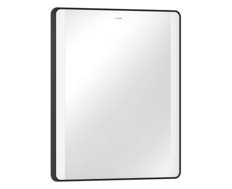 Vannas istabas spogulis Hansgrohe Xarita Lite Q ar LED apgaismojumu, 70x60cm Melns Matēts 54962670